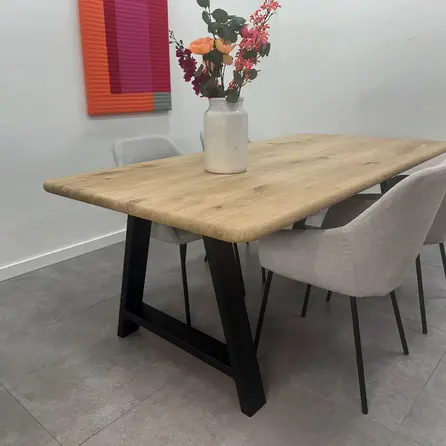 Zwarte A-poten (set) - staal / ijzer - 4x10 cm - hoogte: 72 cm - breedte (montageplaat): 78 cm - tafelpoot metaal zwart gecoat Zwarte A-poten (set) - staal / ijzer - 4x10 cm - hoogte: 72 cm - breedte (montageplaat): 78 cm - tafelpoot metaal zwart gecoat