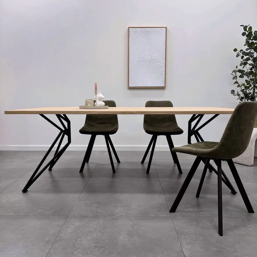 Zwarte vlinder poten (set) - staal / ijzer - 2x2 cm - hoogte: 72 cm - breedte (montageplaat): 78 cm - breedte (onderzijde): 74 cm - tafelpoot metaal zwart gecoat Zwarte vlinder poten (set) - staal / ijzer - 2x2 cm - hoogte: 72 cm - breedte (montageplaat): 78 cm - breedte (onderzijde): 74 cm - tafelpoot metaal zwart gecoat