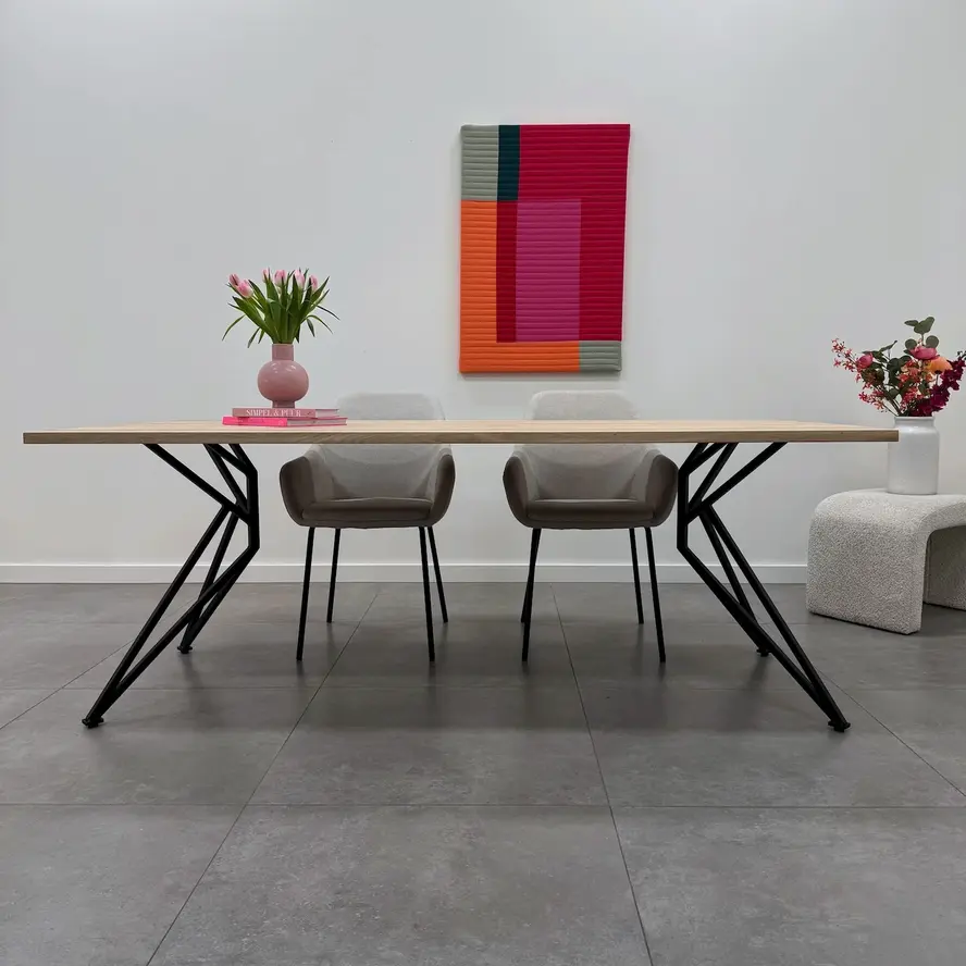 Zwarte vlinder poten (set) - staal / ijzer - 2x2 cm - hoogte: 72 cm - breedte (montageplaat): 78 cm - breedte (onderzijde): 74 cm - tafelpoot metaal zwart gecoat Zwarte vlinder poten (set) - staal / ijzer - 2x2 cm - hoogte: 72 cm - breedte (montageplaat): 78 cm - breedte (onderzijde): 74 cm - tafelpoot metaal zwart gecoat