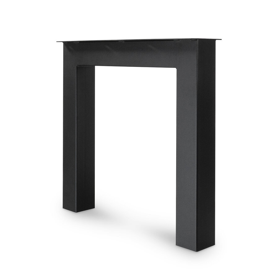 Zwarte N-poten (set) - staal / ijzer - 10x10 cm - hoogte: 72 cm - breedte : 78 cm - tafelpoot metaal zwart gecoat Zwarte N-poten (set) - staal / ijzer - 10x10 cm - hoogte: 72 cm - breedte : 78 cm - tafelpoot metaal zwart gecoat