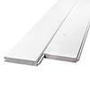 Wit gegrond vuren tand en groef plank - 22x180  mm - geschaafd - tand en groef plank - vurenhout voorzien van witte grondverf KD 18-20%