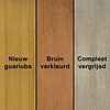 Guariuba channelsiding - 21x115 mm - geschaafd - channel siding - guariuba hardhout KD 18-20%