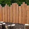 Douglas boomstam plank - 25x250-300 mm - ruw / fijnbezaagd - schorsplank - douglashout AD 20-25%