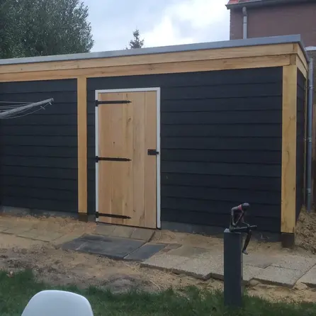 Eiken Zweeds rabat - 8-22x130 mm - zichtzijde ruw / fijnbezaagd - zweedsrabat - eikenhout AD 20-25%