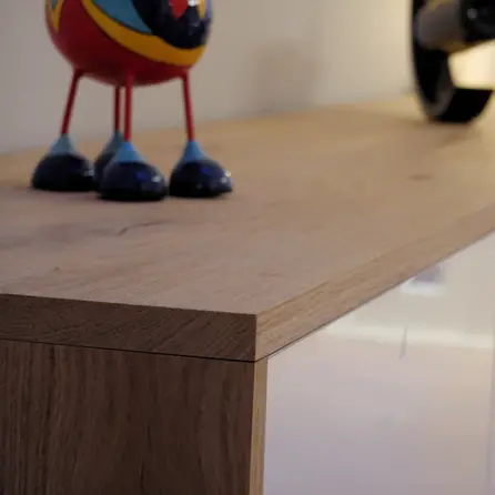 Eiken blad - op maat - rustiek eikenhout - 2 cm dik (1 laag) - Massief eiken paneel 8-12% KD - voor binnen Eiken blad - op maat - rustiek eikenhout - 2 cm dik (1 laag) - Massief eiken paneel 8-12% KD - voor binnen