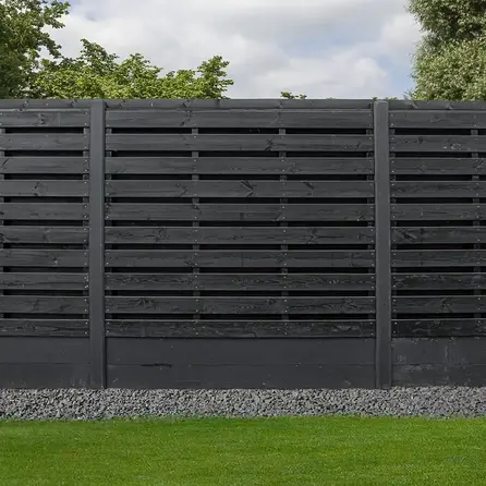 Zwart grenen plank - 16x140 mm - geschaafd - plank voor buiten - zwart gebeitst grenenhout KD 18-20%