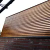 Ayous thermowood triple blokprofiel - 21x125 mm - geschaafd - Deens rabat - thermo ayous hout KD 8-12%