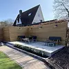 Vuren thermowood triple blokprofiel - 26x130 mm - geschaafd - Deens rabat - thermo vurenhout KD 8-12%