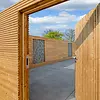 Vuren thermowood triple blokprofiel - 26x130 mm - geschaafd - Deens rabat - thermo vurenhout KD 8-12%