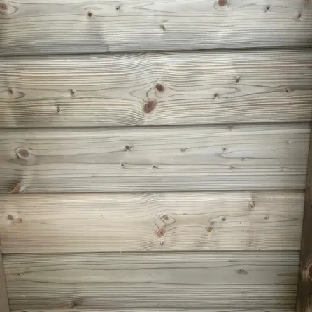 Geïmpregneerd vuren overhangend rabat - 19x133 mm - geschaafd - OH rabatdeel - gedrenkt vurenhout KD 18-20%