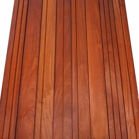 Padouk dubbel blokprofiel (50/50) - 21x125 mm - geschaafd - blokprofiel dubbel - padoek hardhout AD 20-25%