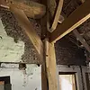 Verouderd eiken balk - 68x180 mm - gerookt - balk voor binnen / beschut buiten - oud eikenhout AD 20-25% Verouderd eiken balk - 68x180 mm - gerookt - balk voor binnen / beschut buiten - oud eikenhout AD 20-25%