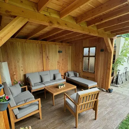 Douglas balk - 140x140 mm - geschaafd - balk voor buiten - douglashout KD 18-20%