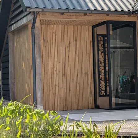 Eiken balk - 150x150 mm - ruw / fijnbezaagd - balk voor buiten - eikenhout AD 20-25%
