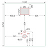 Spaanplaat toiletplaat - vochtwerend - 12 mm dik - spaan plaat V313