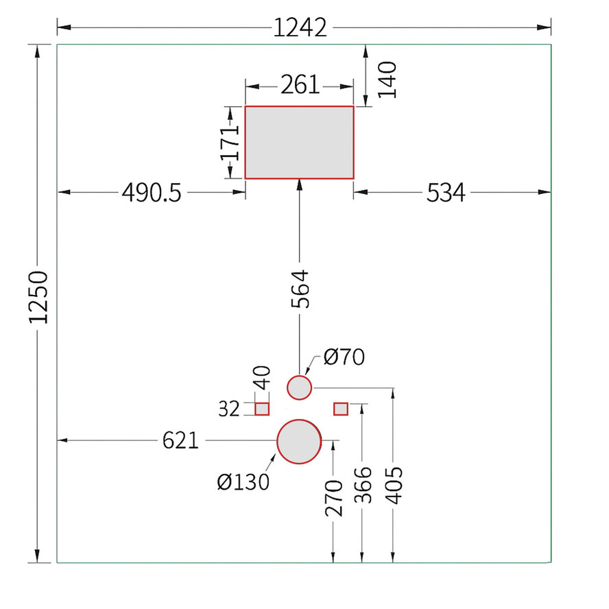 Spaanplaat toiletplaat - vochtwerend - 12 mm dik - spaan plaat V313 Spaanplaat toiletplaat - vochtwerend - 12 mm dik - spaan plaat V313