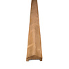 Bruin geïmpregneerd grenen U-afwerklat - 35x85 mm - geschaafd - U profiel - gedrenkt grenenhout KD 18-20%