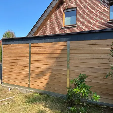 Eiken Zweeds rabat - 8-22x180 mm - zichtzijde ruw / fijnbezaagd - zweedsrabat - eikenhout AD 20-25%