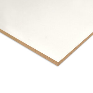 MDF plaat - wit gegrond - 9 mm dik