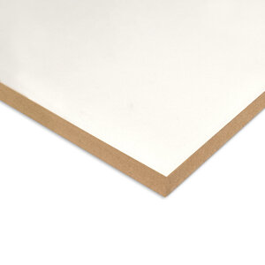 MDF plaat - wit gegrond - 18 mm dik