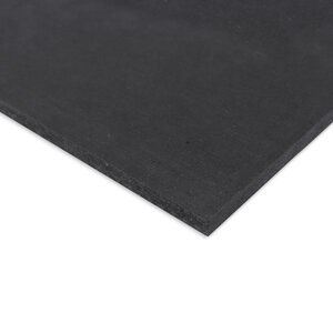 MDF plaat - zwart - 9 mm dik