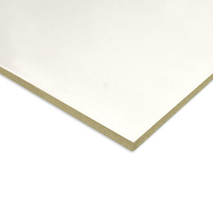 MDF plaat - wit gegrond - vochtwerend - 9 mm dik