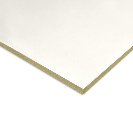 MDF plaat - wit gegrond - vochtwerend - 9 mm dik - witte plaat MDF V313