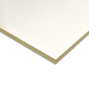 MDF plaat - wit gegrond - vochtwerend - 12 mm dik