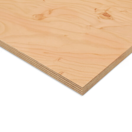 Multiplex berken - brandvertragend - 12 mm dik - brandwerende multiplex plaat - BB/CP