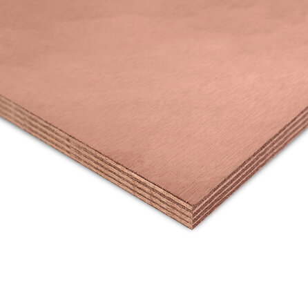 Multiplex okoume - brandvertragend - 18 mm dik - brandwerende multiplex plaat - BB/BB