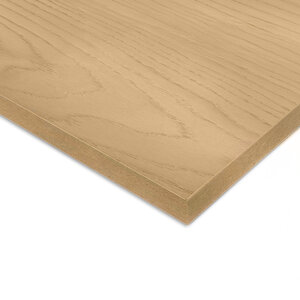 MDF plaat - eiken fineer - 19 mm dik