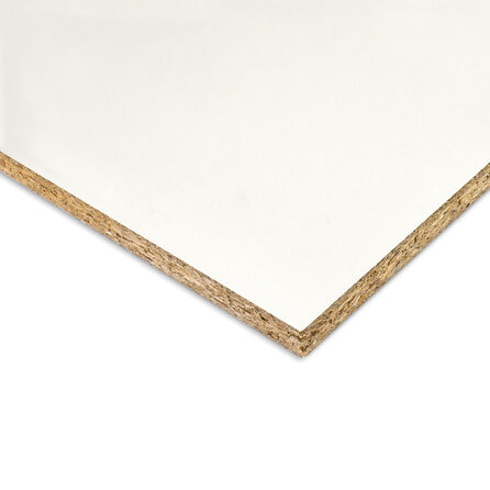 Spaanplaat - wit - 12 mm dik - witte meubelplaat
