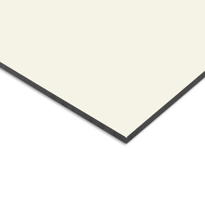 Compact plaat - crèmewit - 6 mm dik - Economic+ 10jr