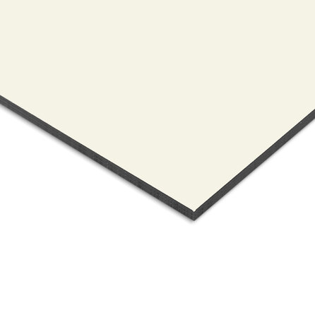 Compact plaat - crèmewit (RAL 9001) - 6 mm dik - witte HPL plaat - Compact Economic+ - garantieplaat 10 jaar