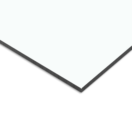 Compact plaat - wit (RAL 9016) - 6 mm dik - witte HPL plaat - Compact Economic+ - garantieplaat 10 jaar