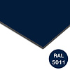 Trespa plaat - eenzijdig donkerblauw (RAL 5011) - 6 mm dik - blauwe HPL plaat - Trespa Izeon - garantieplaat 10 jaar