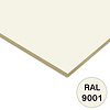 Rockpanel uni - crèmewit (RAL 9001) - 6 mm dik - witte brandwerende gevelplaat - garantieplaat 10 jaar
