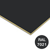 Rockpanel uni - zwartgrijs (RAL 7021) - 6 mm dik - donkergrijze brandwerende gevelplaat - garantieplaat 10 jaar