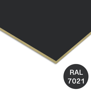 Rockpanel uni - zwartgrijs - 6 mm dik - 10jr