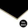 Rockpanel colours - zwart (RAL 9005) - 8 mm dik - zwarte brandwerende gevelplaat - garantieplaat 10 jaar
