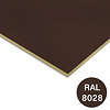 Rockpanel colours - bruin (RAL 8028) - 6 mm dik - bruine brandwerende gevelplaat - garantieplaat 10 jaar