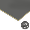 Rockpanel colours - donkergrijs (RAL 7037) - 6 mm dik - grijze brandwerende gevelplaat - garantieplaat 10 jaar
