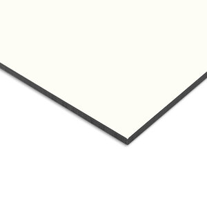 Trespa plaat - tweezijdig gebroken wit - 6 mm dik - Meteon