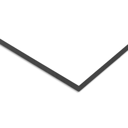 Trespa plaat - eenzijdig wit (A05.0.0) - 10 mm dik - witte HPL plaat - Trespa Meteon - garantieplaat 10 jaar