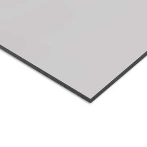 Trespa plaat - eenzijdig lichtgrijs - 6 mm dik - Meteon