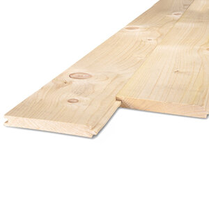 vuren - vellingdeel Vuren tand en groef plank - 25x280 mm - geschaafd - KD vuren - vellingdeel Vuren tand en groef plank - 25x280 mm - geschaafd - KD