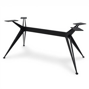 Vlinder tafelpoot frame onderstel zwart - metaal - 2 cm - 90x190 cm - h: 72 cm Vlinder tafelpoot frame onderstel zwart - metaal - 2 cm - 90x190 cm - h: 72 cm