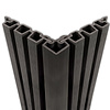 Composiet hoekprofiel - antraciet - 67x67 mm - hoek afwerkprofiel houtcomposiet Composiet hoekprofiel - antraciet - 67x67 mm - hoek afwerkprofiel houtcomposiet
