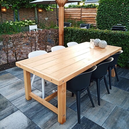 Douglas balk - 70x140 mm - geschaafd - balk voor buiten - douglashout AD 20-25%