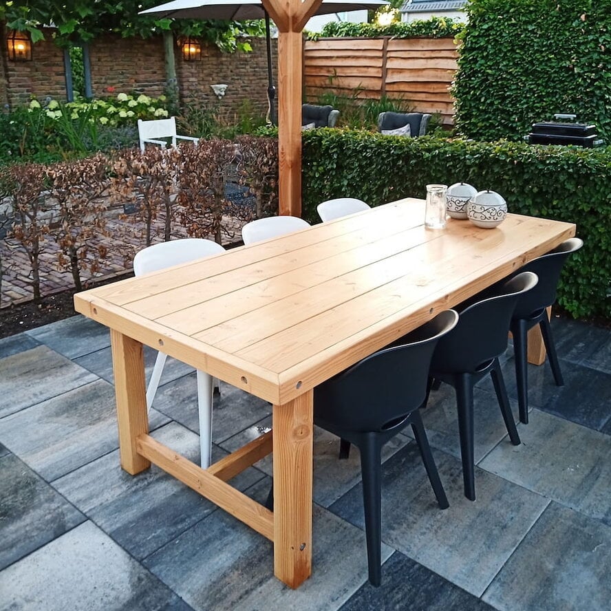 Douglas balk - 70x140 mm - geschaafd - balk voor buiten - douglashout AD 20-25% Douglas balk - 70x140 mm - geschaafd - balk voor buiten - douglashout AD 20-25%